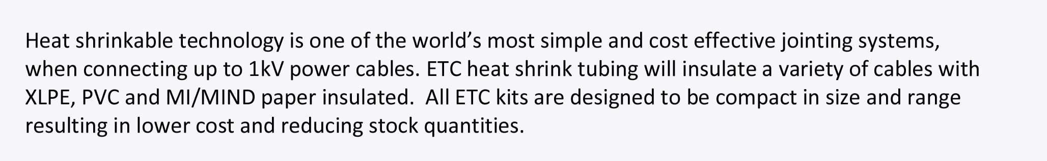 Low Voltage heatshrink Joints - Image 2